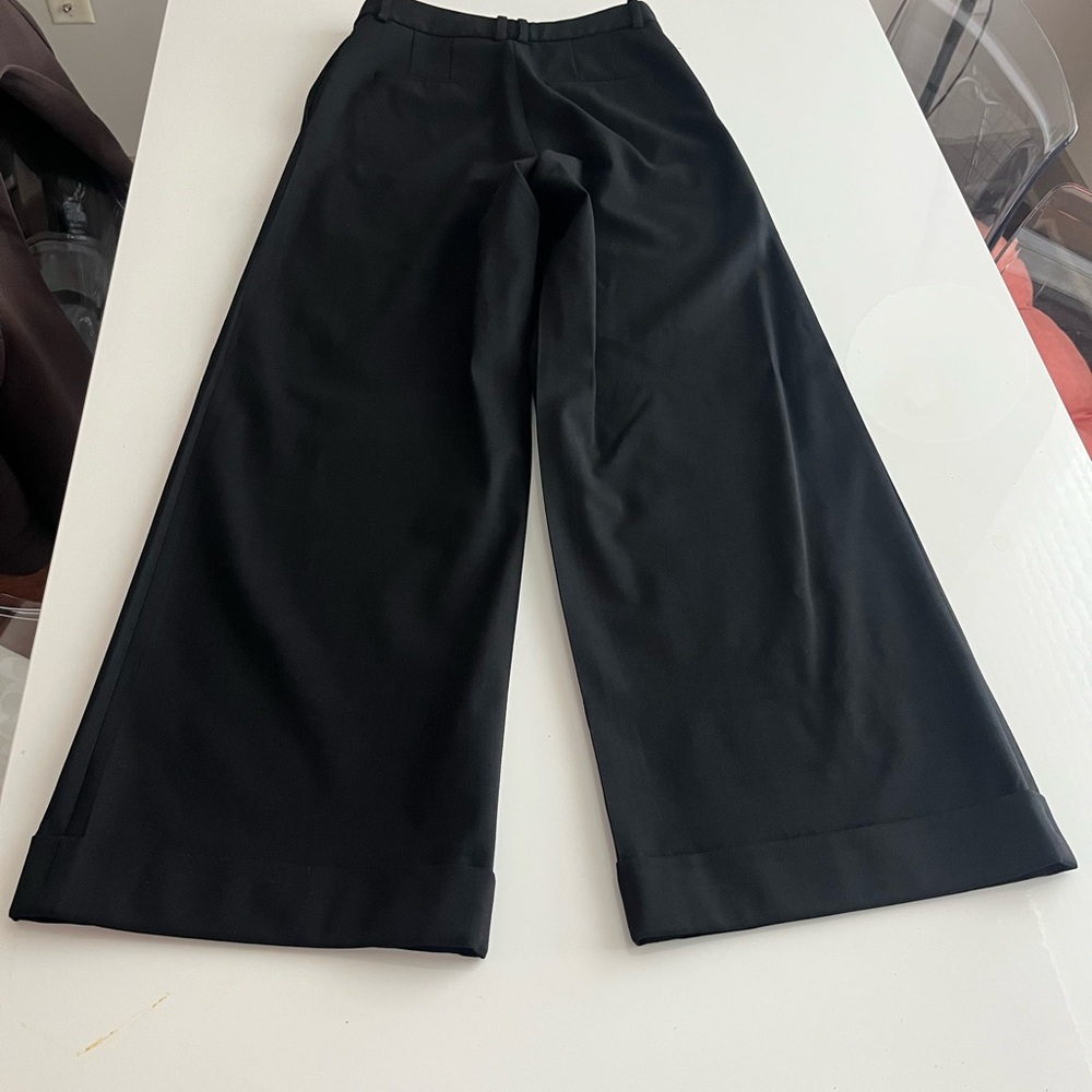 Babaton Black Wide Leg Pants